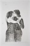 RAPHAEL SOYER Group of 6 etchings.